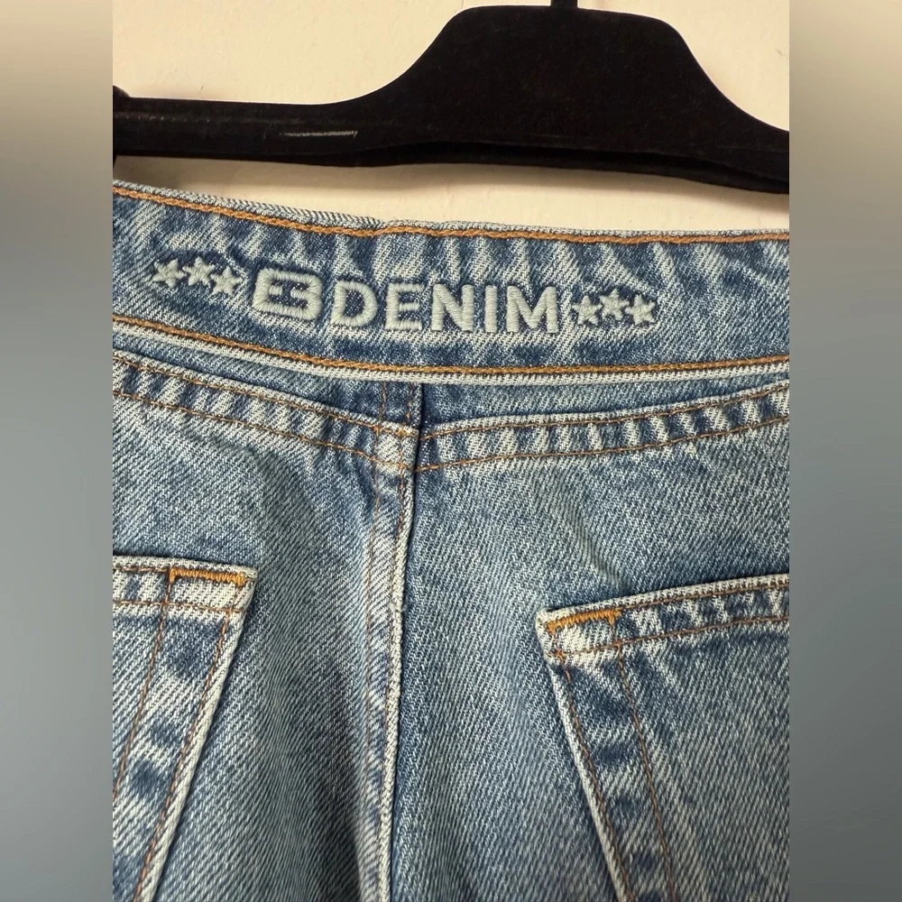 NWT EB Denim Madison Baggy Wide Leg 100% Cotton Made in USA Jeans in Luca - Picture 11 of 14